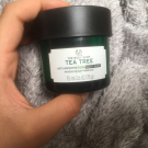 Swatch de Testeuse59 : Tea Tree Anti-imperfection Night Mask 75ml, The Body Shop