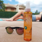 Swatch de Une julie verte : Huile solaire sublimatrice, Caudalie