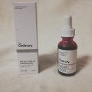 Swatch de Une julie verte : AHA 30%   BHA 2% Peeling Solution, The Ordinary