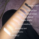 Swatch de Celie.drd : Boudoir Eyes Soft & Sexy Eye Shadow Collection, Too Faced