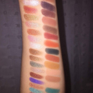 Swatch de Celie.drd : The Jaclyn Hill Palette, Morphe