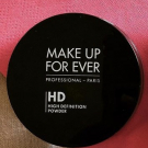 Swatch de Mariamakeup : Poudre HD Microfinition, Make Up For Ever