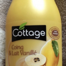Swatch de Mariamakeup : Douche Lait Adoucissante - Coing Lait Vanillé, Cottage