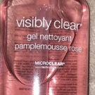Swatch de Mariamakeup : Gel Nettoyant Pamplemousse Rose Visibly Clear, Neutrogena