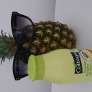 Swatch de Infinity2218 : Douche lait énergisante Ananas Crème de Coco, Cottage