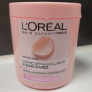 Swatch de Miss Dilo : Crème démaquillante aux Fleurs Rares, L'Oréal Paris