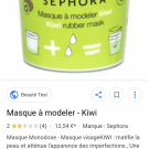 Swatch de Laure_bndt : Masque a modeler, Sephora