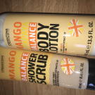 Swatch de Vanessa45 : CREIGTONS - Gommage et lait pour le coeur mangue papaye, Crea Beauty