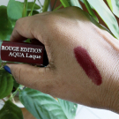 Swatch de Nina M : Rouge Edition Aqua Laque, Bourjois