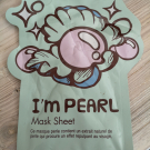 Swatch de Onneparlepaslabouchepleine : I'm Pearl Mask Sheet Luminating, Tonymoly
