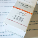 Swatch de Valpepite : Hyaluron-filler vitamine C, Eucerin