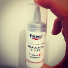 Swatch de anoza : Hyaluron-filler vitamine C, Eucerin