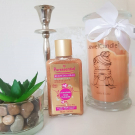 Swatch de Elo54 : Huile Beauté de la Peau - Immortelle Rose Musquée, Puressentiel