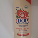 Swatch de June1107 : Shampooing bio à la fraise des bois, Dop