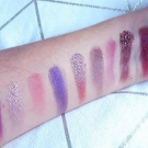 Swatch de Celie.drd : Obsessions Eyeshadow Palette Palette de fards à paupières, Huda Beauty