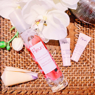 Swatch de Beauty_raspberry : Brume Exfoliante Corps Délicieuse, Fleur's