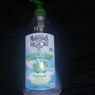 Swatch de Testeusebeauteparty : Douche & Bain Extra Doux Corps & Cheveux Pommes, Le Petit Marseillais