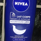 Swatch de Juju52 : Lait Corps sous la Douche Nourrissant, Nivea