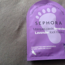 Swatch de Littleflower : Masque pieds lavande, Sephora
