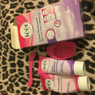 Swatch de Yous94 : Crème décolorante Visage et Corps, Veet