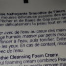 Swatch de flfl90 : Crème Mousse Nettoyante Smoothie, Fleur's