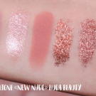 Swatch de Celie.drd : The New Nude Palette - Palette de fards à paupières, Huda Beauty