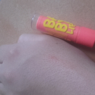Swatch de la _testeuse : Baby Lips Baume à Lèvres Teinté, Maybelline New York