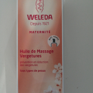 Swatch de danaflo : Huile de Massage Vergetures, Weleda