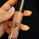 Swatch de marine.abba : Longstay Liquid Matte Lipstick, Golden Rose