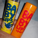 Swatch de leilanybeauty : Baby Lips Baume à Lèvres Teinté, Maybelline New York