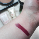 Swatch de Douceurapaillettes : Rouge à lèvres mat 24h, Lovely Pop