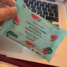 Swatch de ICharles80 : Lingettes démaquillantes et exfoliantes, Sephora