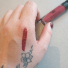 Swatch de TatyRoxy : Longstay Liquid Matte Lipstick, Golden Rose