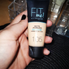 Swatch de Missbeautypassion : Fitme Matte Poreless, Maybelline New York