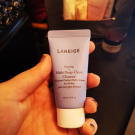 Swatch de Missbeautypassion : Multi deep-clean cleanser - Nettoyant profond multi-actions, Laneige