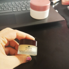 Swatch de Missbeautypassion : Baume Lèvres Ultra Nourrissant Rêve de Miel, Nuxe