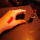 Swatch de Missbeautypassion : Rouge à Lèvres, Mac