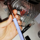 Swatch de Estelle17 : Pinceau large angle face brush, Luxie Rose Gold