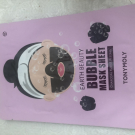 Swatch de Itsnotmilq : Earth Beauty Bubble Sheet Mask - Masque Tissu Moussant, Tonymoly