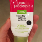 Swatch de Pluneopale : Crème légère matifiante et purifiante, Eau Précieuse