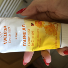 Swatch de mam karo : Crème pour le Change au Calendula, Weleda