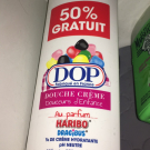 Swatch de Camille76_ : Douche crème douceurs d'enfance parfum haribo dragibus, Dop