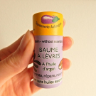 Swatch de Camille_Caterpi : Baume à lèvres à l'huile d'argan, Savonnerie aubergine