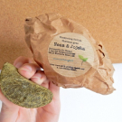 Swatch de Camille_Caterpi : Shampoing solide pour cheveux gras, So Champs