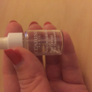 Swatch de nounette09 : Huile orchidée bleue, Clarins