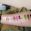 Swatch de FilleBizarre.exe : Palette de fards gras, Imagic
