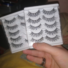 Swatch de FilleBizarre.exe : Faux cils (10 paires), Wish