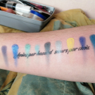 Swatch de FilleBizarre.exe : Palette 9 fards, Amazon
