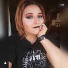 Swatch de FilleBizarre.exe : Highlighter Marylin, Martine Cosmetics