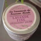 Swatch de Scipion27 : Déodorant solide lavande fine, Savonnerie Artisanale